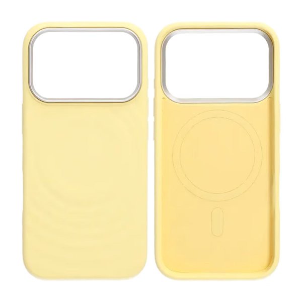iPhone 17 Pro Max Cover Silikone MagSafe Gul