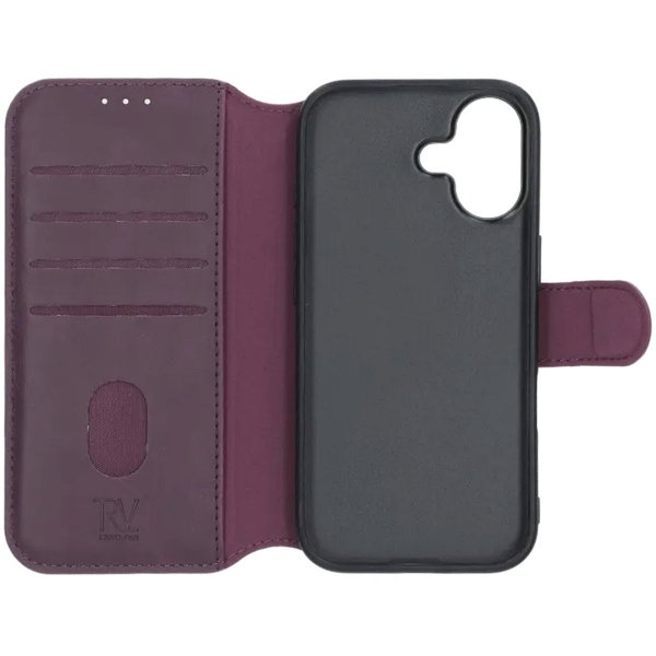 Rvelon iPhone 17 Etui 4 Kortlommer MagSafe Lilla