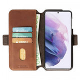 Krusell Samsung Galaxy S21 Cover Sunne PhoneWallet Vintage Cognac
