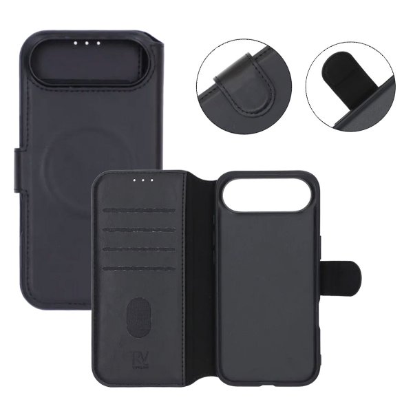 Rvelon iPhone Air Cover 4 Kortrum MagSafe Sort