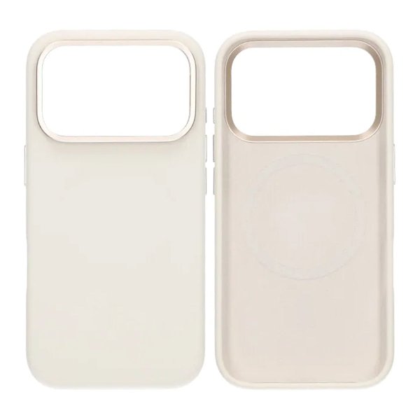iPhone 17 Pro Max Cover Silikone MagSafe Stativ Hvid
