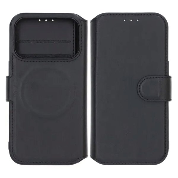 Rvelon iPhone 17 Pro Max Cover 4 Kortlommer MagSafe Sort