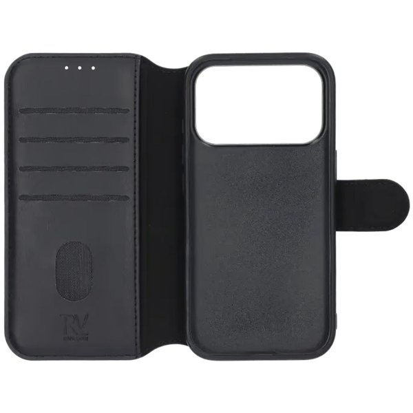 Rvelon iPhone 17 Pro Max Cover 4 Kortlommer MagSafe Sort
