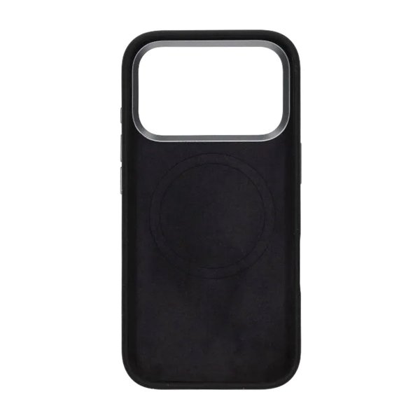 iPhone 17 Pro Max Cover Silikone MagSafe Stativ Sort