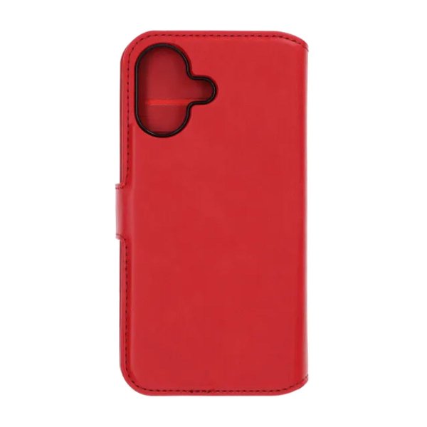 Rvelon iPhone 17 Etui 4 Kortlommer Aftagelig Skal Rød