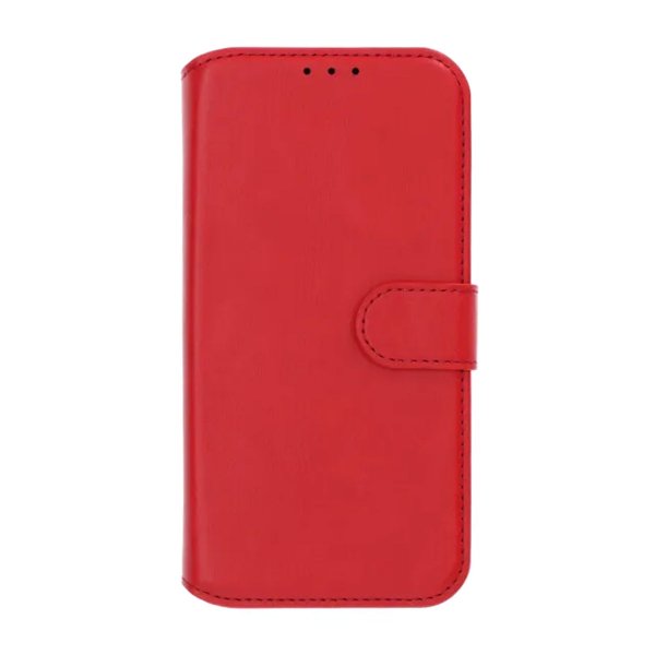 Rvelon iPhone 17 Etui 4 Kortlommer Aftagelig Skal Rød