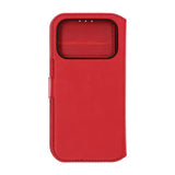 Rvelon iPhone 17 Pro Etui 4 Kortlommer Aftageligt Cover Rød