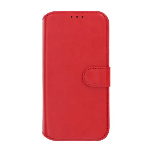 Rvelon iPhone 17 Pro Etui 4 Kortlommer Aftageligt Cover Rød