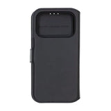 Rvelon iPhone 17 Pro Max Cover 4 Kortrum Aftagelig Skal Sort