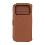Rvelon iPhone 17 Pro Max Cover 4 Kortrum Aftagelig Skal Brun