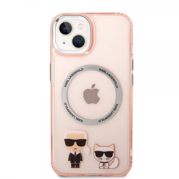 Karl Lagerfeld iPhone 14 Plus Cover Karl & Choupette MagSafe Rosa