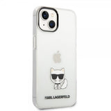 Karl Lagerfeld iPhone 14 Cover Printed Choupette Transparent