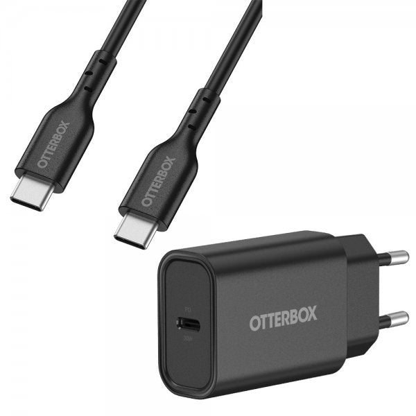 Otterbox Oplader med kabel USB-C 30W 1m Sort