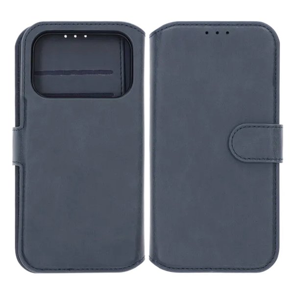 Rvelon iPhone 17 Pro Max Etui 4 Kortlommer Aftageligt Cover Blå