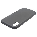 iPhone X/iPhone Xs Cover Læder Grå