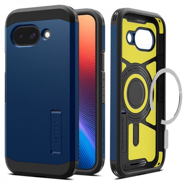 Spigen Google Pixel 9a Cover Tough Armor MagFit Navy Blue