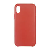 iPhone X/iPhone Xs Cover Læder Rød
