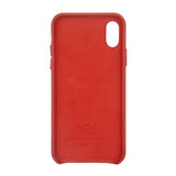 iPhone X/iPhone Xs Cover Læder Rød