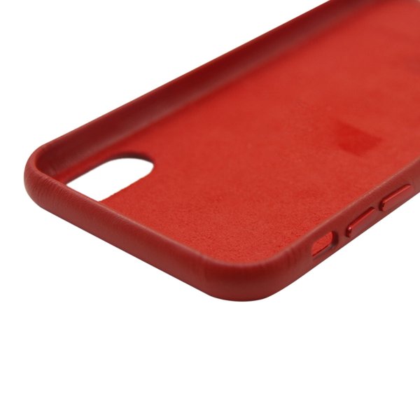 iPhone X/iPhone Xs Cover Læder Rød
