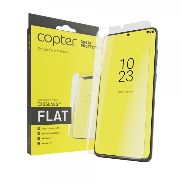 Copter Google Pixel 9 Pro XL Skærmbeskytter Exoglass Flat