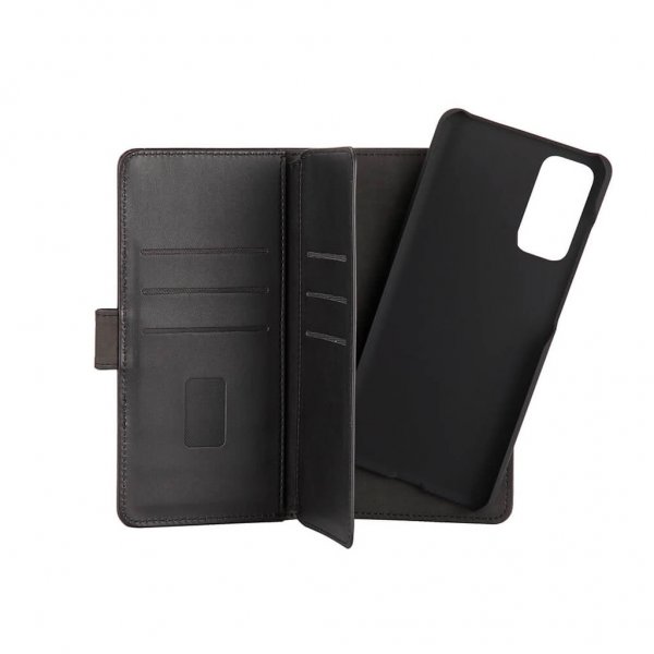 Gear Samsung Galaxy S22 Ultra Cover 7 Kortlommer Aftageligt Etui Sort