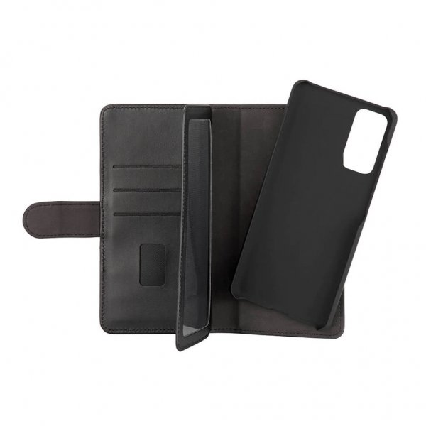 Gear Samsung Galaxy S22 Ultra Cover 7 Kortlommer Aftageligt Etui Sort