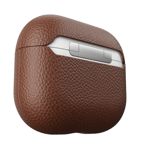 KeyBudz PodSkinz Artisan Series AirPods 3 Etui Ægte Læder Brun