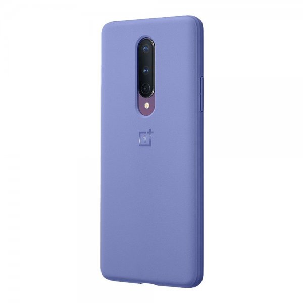 OnePlus 8 Original Cover Sandstone Bumper Case Smoky Purple