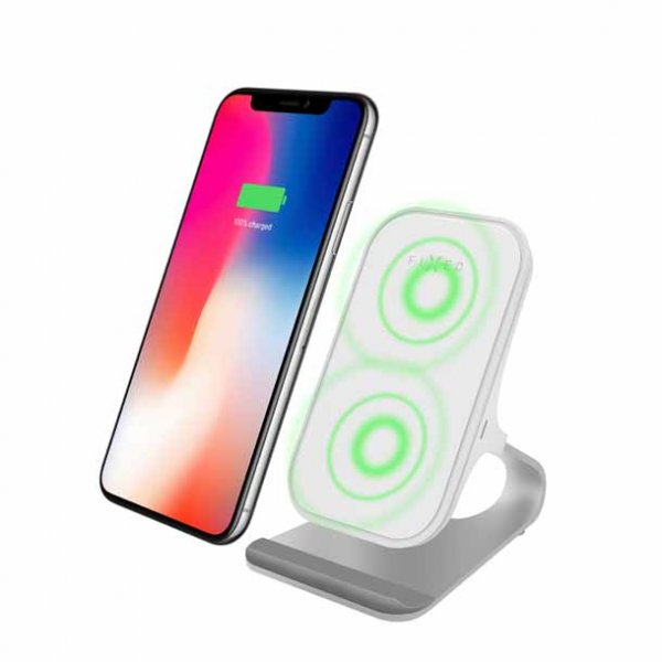 Fixed Trådløs Oplader Frame Wireless Table Stand 15W Hvid