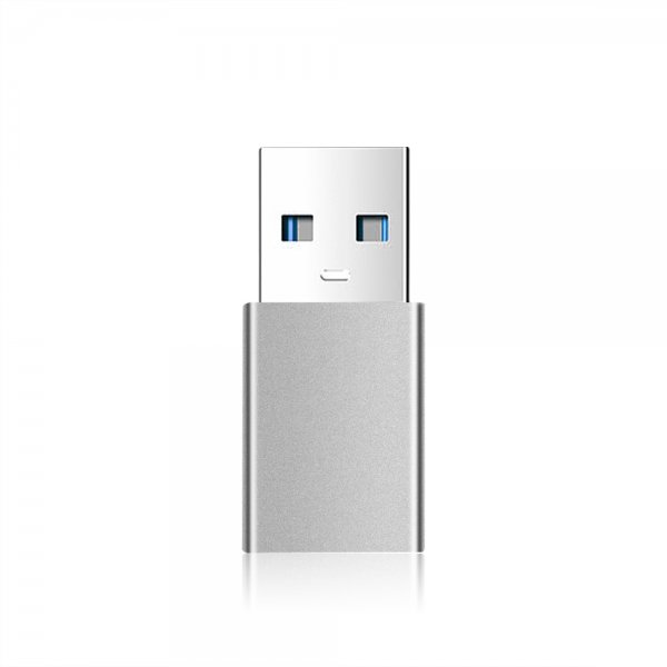 Fast adapterkabel USB-A til USB-C