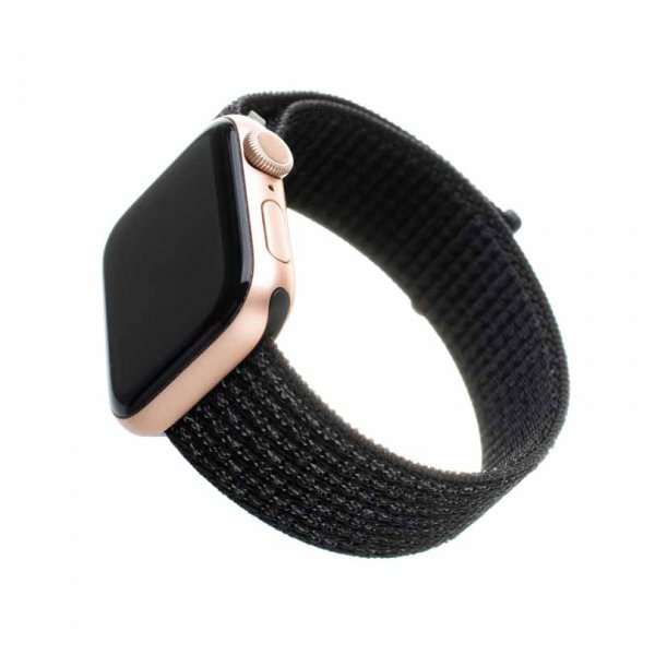 Fast Apple Watch 44/45/46mm/Apple Watch Ultra Armbånd Nylonrem Rosaguld