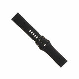 Fast Samsung Galaxy Watch 22mm Armbånd Silikonerem Sort