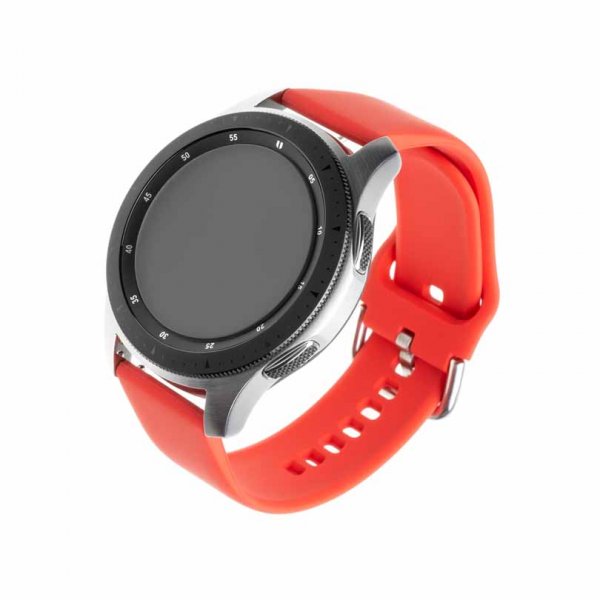 Fixed Samsung Galaxy Watch 20mm Armbånd Silikonerem Rød