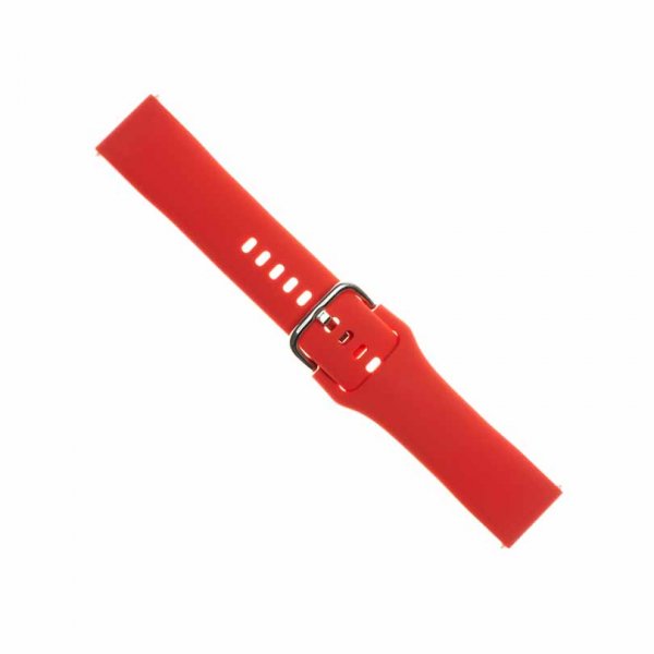 Fixed Samsung Galaxy Watch 20mm Armbånd Silikonerem Rød