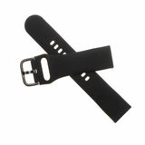 Fast Samsung Galaxy Watch 20mm Armbånd Silikonerem Sort