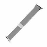Fastmonteret Apple Watch 44/45/46mm/Apple Watch Ultra Armbånd Mesh Rem Sølv