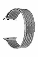Fast Apple Watch 38/40/41/42mm Armbånd Mesh Rem Sølv