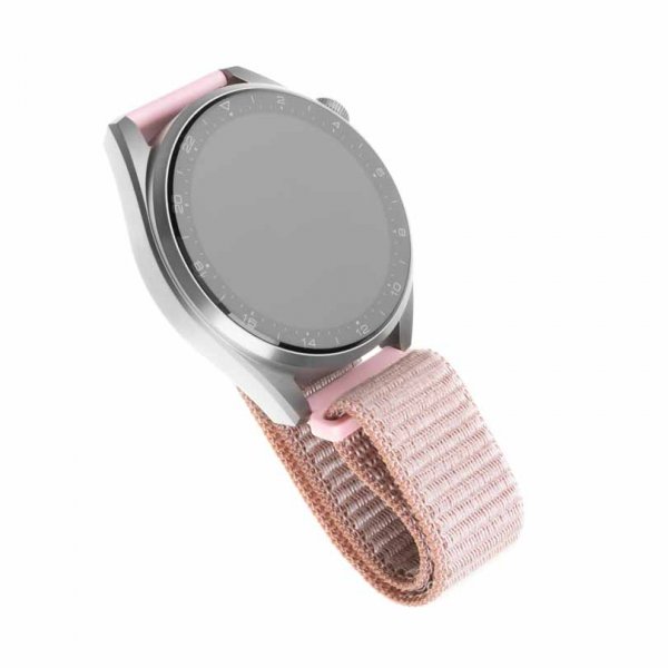 Fixed Samsung Galaxy Watch 20mm Rem Nylon Rem Rosaguld