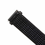 Fikseret Samsung Galaxy Watch 22mm Rem Nylonrem Reflekterende Sort