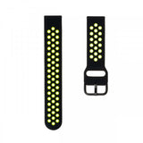Fixed Samsung Galaxy Watch 20mm Rem Sport Silikone Rem Sort Lime