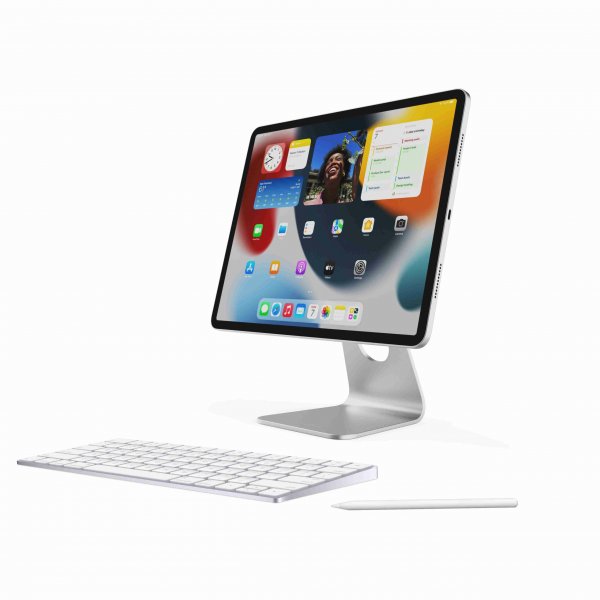 Fixed Frame Magnetic Stand iPad Air 10.9"/Pro 11" Sølv