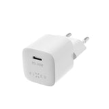 Fixed Oplader med kabel Mini PD Travel Charger Kit USB-C/USB-C 20W Hvid