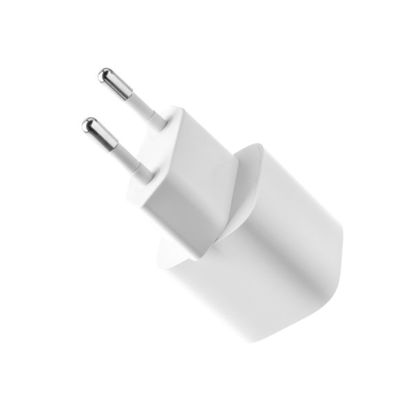 Fixed Oplader med kabel Mini PD Travel Charger Kit USB-C/USB-C 20W Hvid