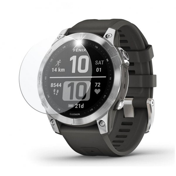 Garmin Fenix 7/Epix 2 Skærmbeskyttelse Hærdet Beskyttelsesglas 9H 2-pak