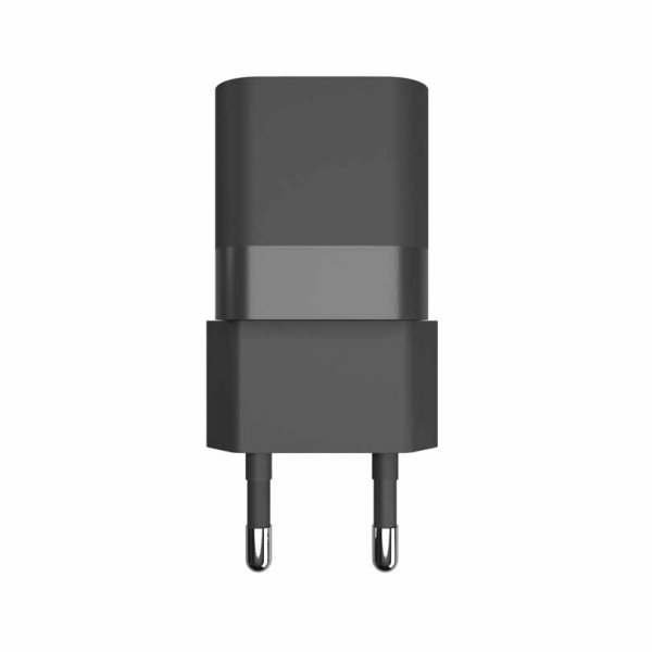 Fixed Laddare Mini PD Travel Charger USB-C & USB-A 20W Sort