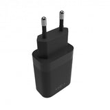 Fixed Oplader PD Rejseoplader 2xUSB-C 35W Sort