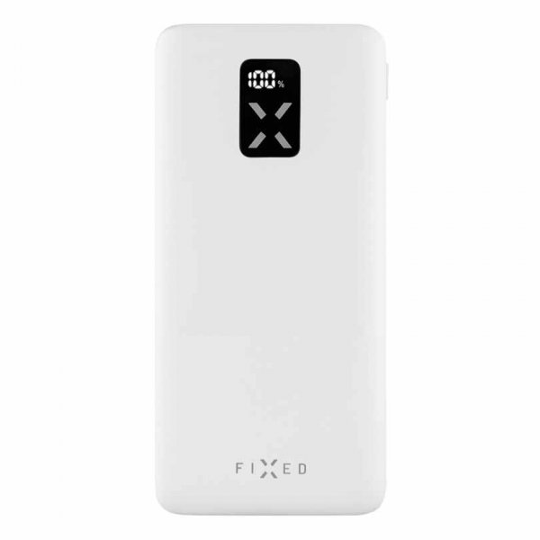 Fixed Powerbank Zen 10 20W 10.000 mAh USB-C 2xUSB-A Hvid