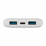Fixed Powerbank Zen 10 20W 10.000 mAh USB-C 2xUSB-A Hvid