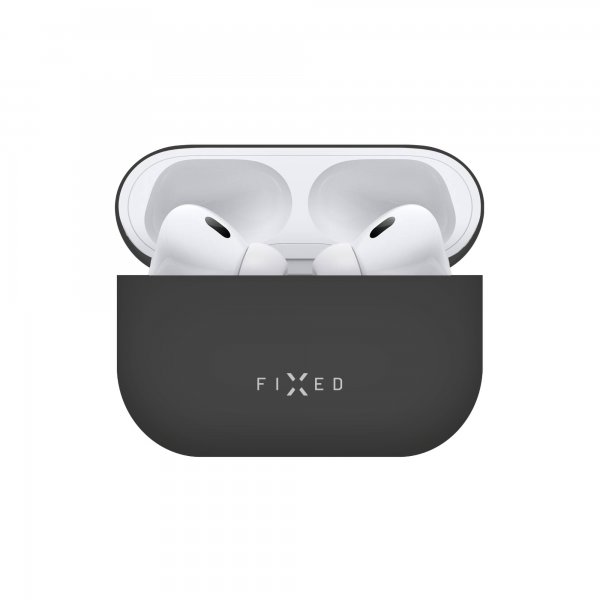 Fikserede AirPods Pro 2 Cover Silkeagtig Sort