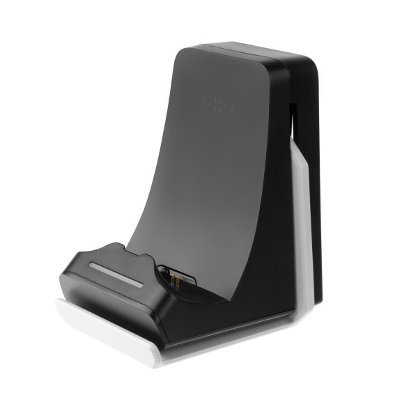 Fast opladningsdock til PS5-controllere med headsetholder